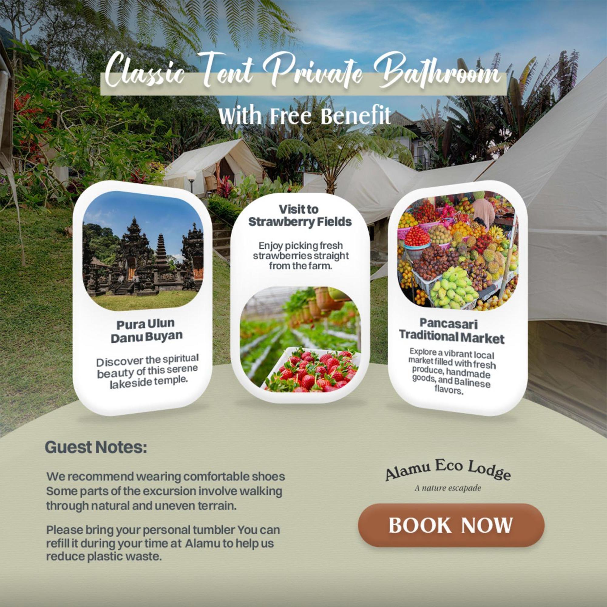 Alamu Eco Lodge Bedugul  Extérieur photo